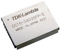 TDK-Lambda CC15-2415SRH-E 1 kimenetű DC/DC konverter; 15W; 15V 1A; 0,5kV szigetelt