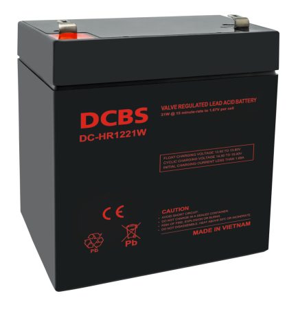 DCBS DC-HR1221W 12V 5Ah szünetmentes/UPS akkumulátor